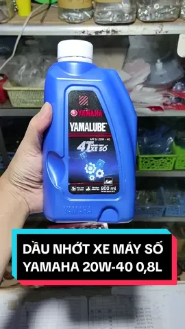 Dầu nhớt xe máy số YAMAHA 20W-40 0,8L #xemay #daunhot #yamaha #sirius #jupiter #taurus #gravita 