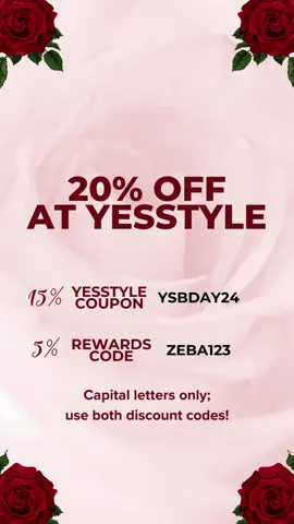 Discount code: ZEBA123 ⬅️ #yesstyle #yesstylecode #yesstylecoupon #SkinCare #skincare #koreanskincare 