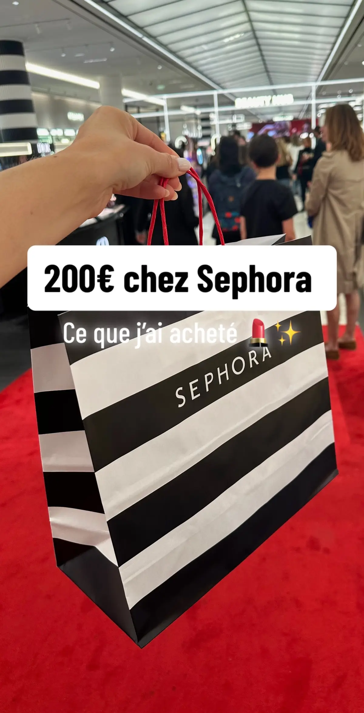 200€ chez Sephora, ça donne quoi? #fashiontiktok #BeautyTok #beauty #sephora #haul #fyp 