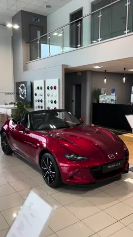 2024 Mazda MX-5 ❤️ 🔴 2.0 Petrol manual 🔴 184BHP 🔴 6 Year Mazda warranty  🔴 Soul Cristal red 🔴 Heated seats  🔴 Soft top  For only €45,695 💰 Contact us today at:  📞 045 521 400 or  📧 sales@tpwaters.ie   #tpwaters #mx5 #kildare #forsale #soulcristalred #mazda 