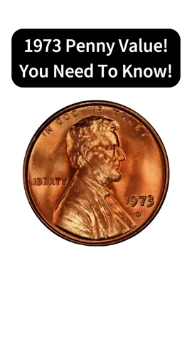 1973 Penny Value! You need to know!  #coin #coincollecting #penny #1973