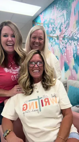 She brought her MOM in for a surprise visit to Georgia Hair Solutions for a wig - ans her MOM suprised HER with a wig too!! 100% Remy Human Hair Wigs.  #FYP #hairtok #wigs #georgiahairsolutions #salon #support #BreastCancerAwareness #cancer #transformation #cancer #alopecia #wigs 