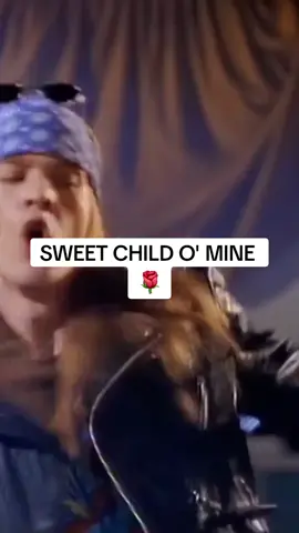 SWEET CHILD O' MINE 🌹#rock #gunsnroses #music 