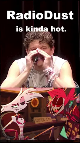 Blake Roman Ships RADIODUST in Hazbin Hotel panel  View the full panel on our Fandom Spotlite YouTube Channel  #hazbinhotel #blakeroman #radiodust #angeldust #cherribomb #velvette #carmillacarmine #fandomspotlite #hazbin #krystinaalabado #lillicooper #daphnerubinvega #shipping 