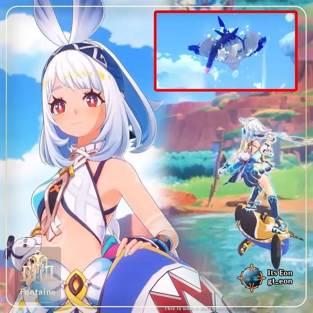 TRAVELERS !!!! Did you notice how all the new Natlan characters have the same abilities as the new creatures!!!🔥🤔 Dendro - Fly  Hydro - Surf Geo - Climb #GenshinImpact #Natlan #hoyocreators