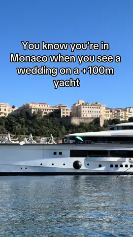 Only in Monaco… #monaco #monacolife #luxurylife #yacht #wedding 