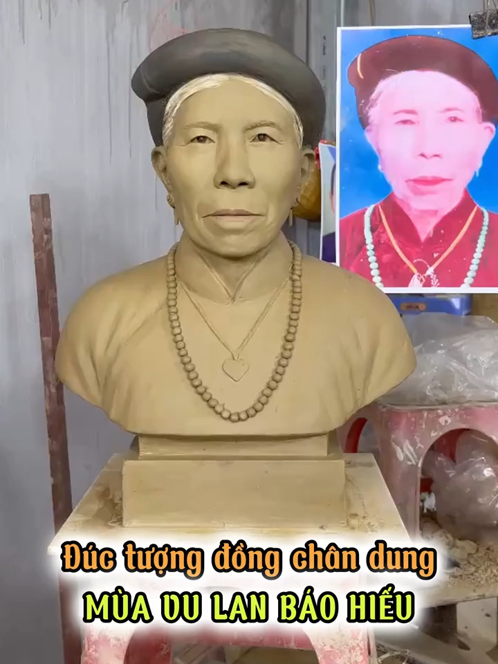 Đúc tượng chân dung bằng đồng, mừng ông bà cha mẹ mùa Vu Lan báo hiếu #dodongthanhphat #ductuongdongchandung #ductuongdongtheoyeucau #vulanbaohieu #vulan2024