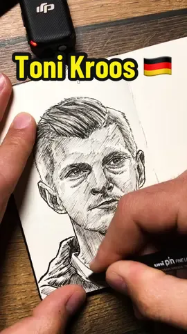 Footballer’s Sketchbook Drawing #3 TONI KROOS 🎯🇩🇪comment which Footballer I should I draw next! 🤔 • • • #draw #drawing #art #artist #tonikroos #EURO2024 #sketchbook #sketch #inkdrawing #fy #fyp #fürdich #foryou #viral