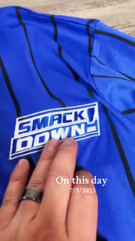Team Smackdown #WWE #smackdown #prowrestling #wwereferee #onthisday #eg #eddieguerrero #wwemerch #extremewrestlingshirts 