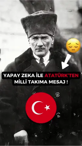 Yapay Zeka ile Atatürk'ten Milli Takıma Mesaj !  #millitakım #merihdemiral #hakançalhanoğlu #türkiye #atatürk #chp #sözcütv #now #cumhuriyetgazatesi #ardagüler #semihkılıçsoy #barışalper #mertgünok #türkiyehollanda