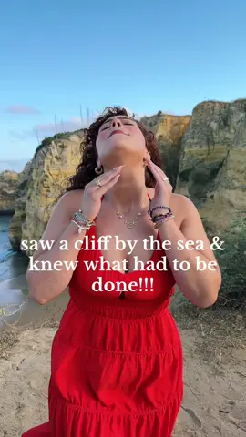 Not Greece ❌ No running up stairs ❌ but close enough!!! can’t let Meryl & my love of mamma mia down !!! #mammamia #portugal🇵🇹 #cliffs #abba #winnertakesitall #eurosummer 