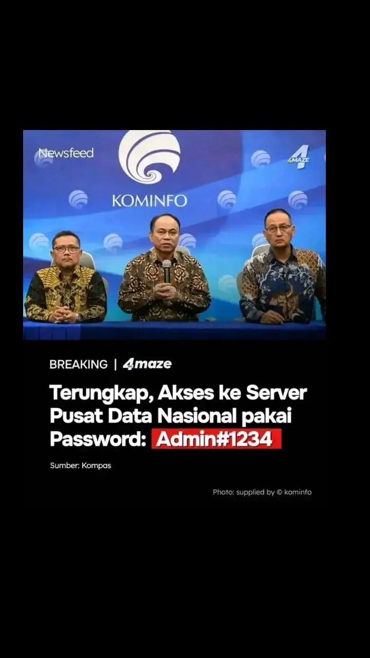 Siapa yang buat sandi pak #kominfo 