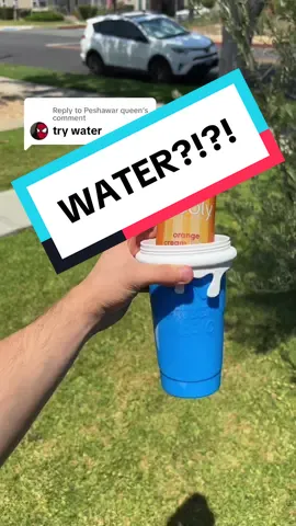 Replying to @Peshawar queen trying water?!?!!?….. #water #fyppppppppppppppppppppppp #slushy #viral #fun #Summer #tiktokmademebuyit #slushycup #slushycup 