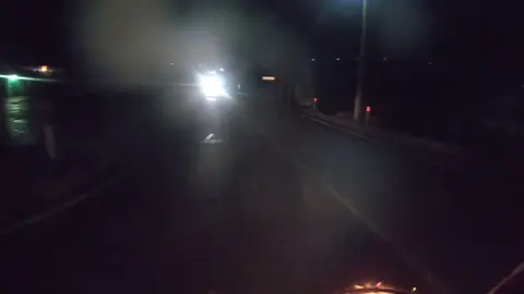 Nearly crashed in the end🙂🤪 #fyp #viral #ktm #exc #500 #police #dropagearanddisappear #night #endurolife #bikelife #Lifestyle 