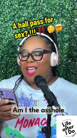 A hall pass in marriage is crazy!! 😮 🤯 or is it 🤔 ‼️  #advice #podcast #reaction #marriage 
