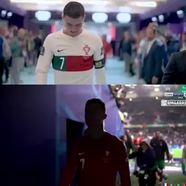 The greatest tunnel walk in the history of football belongs to Cristiano Ronaldo🇵🇹