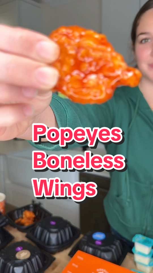 Our first Mukbang!! NEW! boneless wings! @Popeyes #mukbang #popeyes #bonelesswings #foodreview 