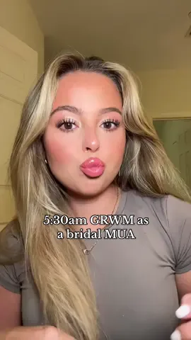 5:30am GRWM 🥲 Mama needs a nap #bridalmua #bridalmakeupartist #bridalmakeup #mua #grwm #getreadywithme #MakeupRoutine #mississippi #mississippimakeupartist #glowymakeup #foryoupage #fyp 