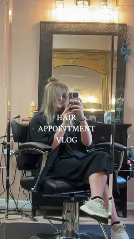 Only I would go into a hair appointment and come out with a new shirt 😅🤍 Not pictured: Dory sitting on my lap while my toner was settling in 🐶 #hairappointment #hairvlog #hairappointmentvlog #Vlog 