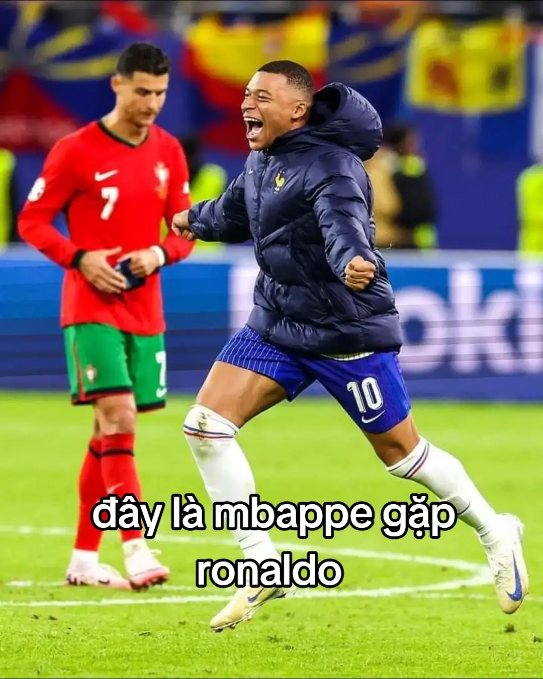 gặp ai thì đc chứ gặp messi là xong rồi#footballtiktok #mbappe #ronaldo7 #LionelMessi 