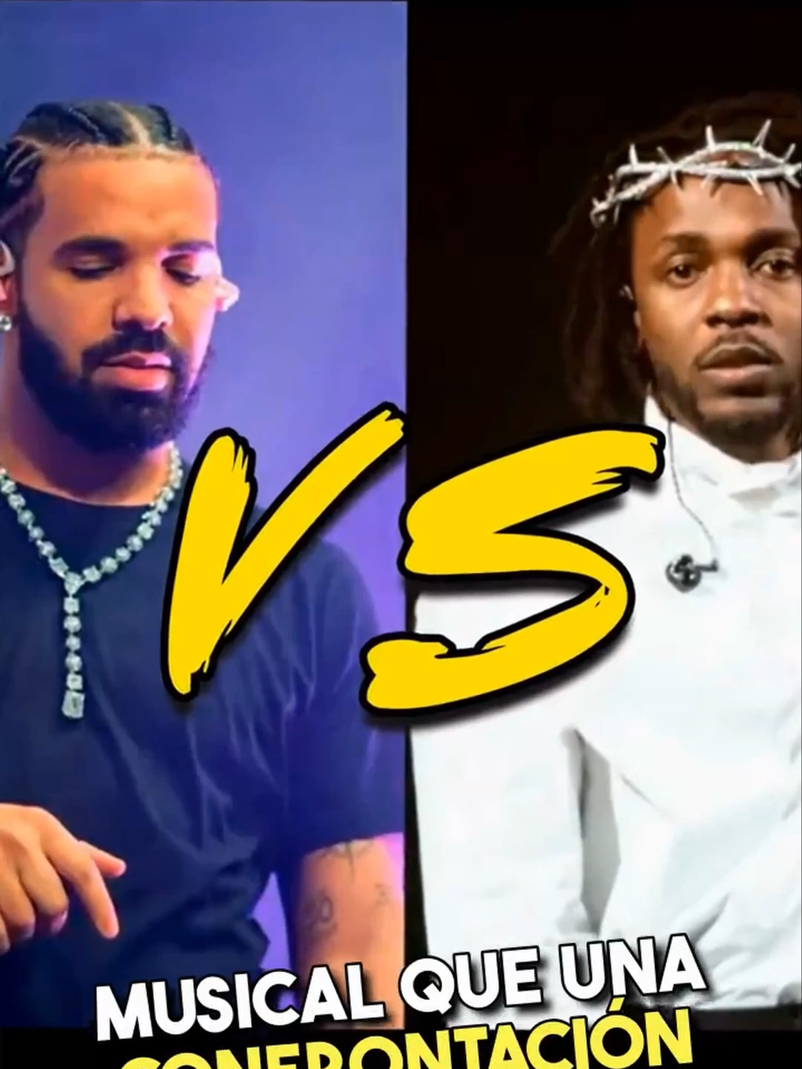 KENDRICK LAMAR VS DRAKE | La HISTORIA COMPLETA en 1 MINUTO #trending