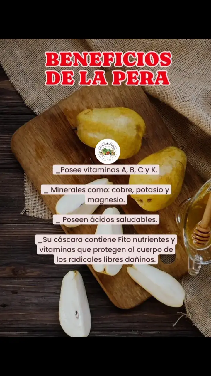 #pera  #recetass_naturales #alimentos 