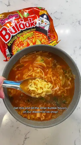 Samyang Buldak’s newest flavor is now on our Weee! TikTok shop and let me tell you - the Tom Yum Buldak is worth the hype! Spicy, sour, super savory soupy noodles. You have to try it!  #weeeasiansupermarket #dealsforyoudays #buldak #buldakramen #buldaktomyum #tomyum #tomyumnoodles #noodletok #spicynoodles 