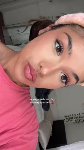 yay finally a makeup routine!! ik my skin isnt the best but its realistic💖 #trending #makeup #makeuptutorial #tutorial 
