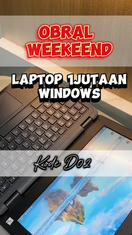 Obral 1Jutaan Cuma di weekendsale kode D02 gabung Live sekarang #fyp #laptop #laptopmurah #JelajahLiburan #fyptiktok #laptopsecondmurah #happygsrjakarta #foryoupage 