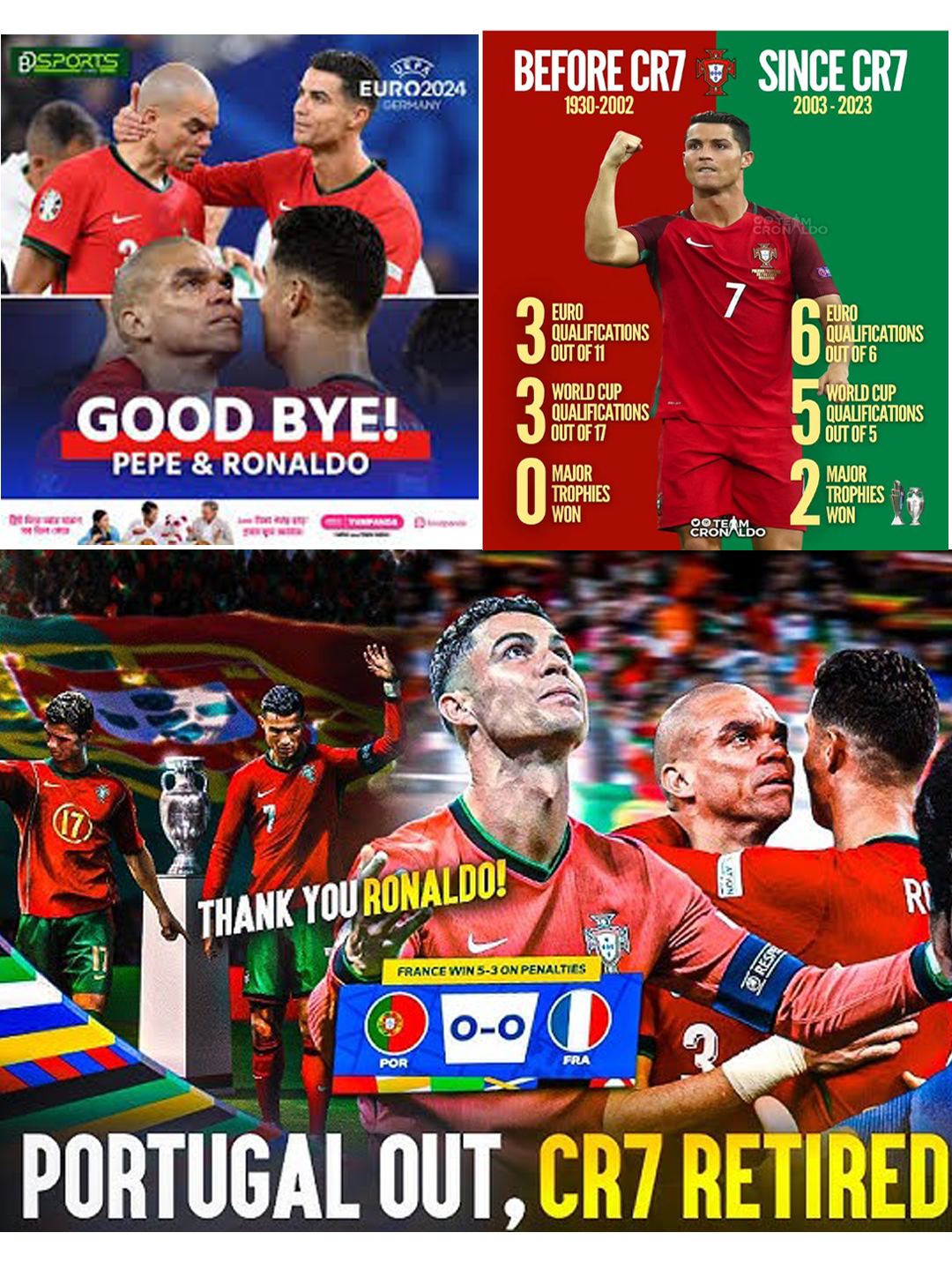 Goodbye Cristiano Ronaldo, Portugal and Euro 2024 @championsleague @cr777.fanpage @euro2024  #EURO2024 #bongda #euro #Summer #cr7 #cristianoronaldo #thethaomoingay #Ronaldo #ronaldo_fans #fancr7 #football #viral #fyp #xuhuong