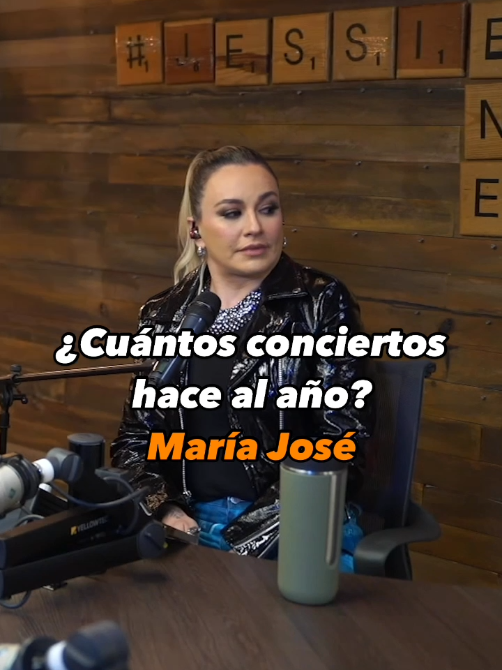 #MariaJose nos platicó en #JessieEnExa cuantos conciertos hace al año 🎶 🎤