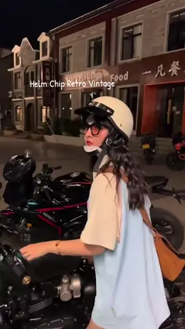 Helm Chip Retro Vintage #helmet #helmchip #helmvintage #helmcustom #helmwanita #helmetloverindonesia #helmviral #helmmurah 