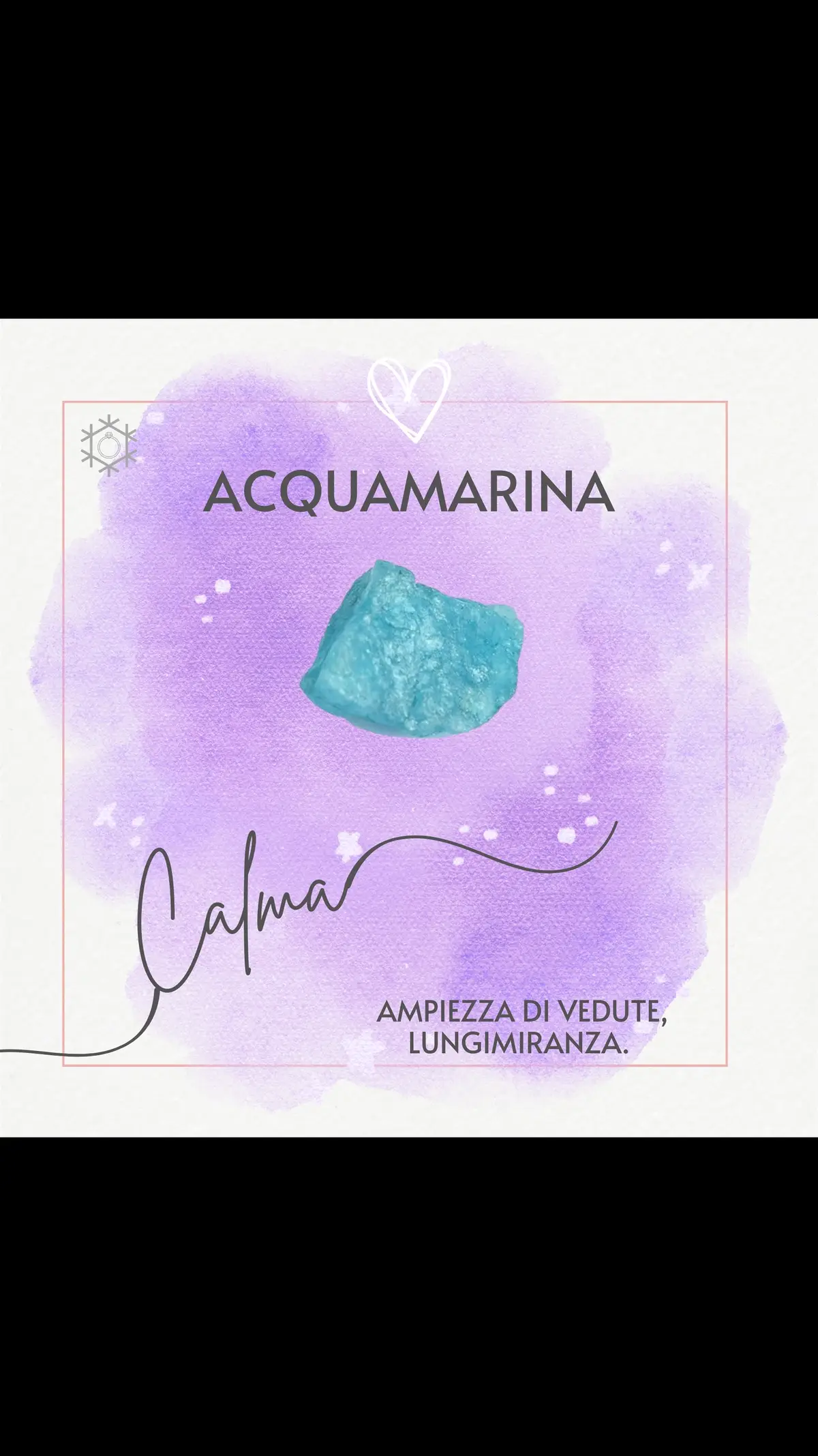 Acquamarina 🌊🔮 Da ampiezza di vedute, lungimiranza. #gift #acquamarina #snowflakejewelry #swissmade #pietrenaturali #ShopOnline #piccolobusiness #newsletter #ampiezzadivedute #lungimiranza #calma 