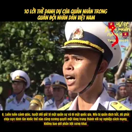 10 lời thề danh dưn của Quân nhân trong Quân đội Nhân dân Việt Nam #yeutoquoc04 #vietnam #quandoi #quandoinhandanvietnam 
