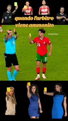 Quando l'arbitro viene ammonito #videodivertenti #tv #europei #EURO2024 #calcio #portogallo #francia #arbitro #cartellino #ammonizione #tvtrash #trashitalia #trashitaliano #cringe #ironia #ridere #meme #melaridos #sutiktok 