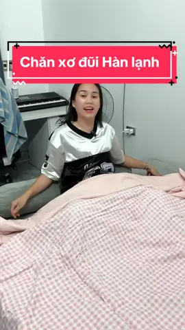 Chăn kẻ xơ đũi hàn lạnh hơn 100k #xuhuong #chandui #chanduihe #chanduihanquoc 