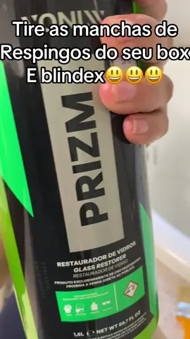Tire manchas do seu blindex e vidros com esse produto maravilho #donadecasa #diadia #foryou #vemcomigo #limpeza 