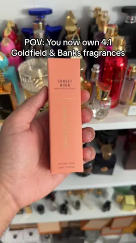 Need to get a full bottle of Sunset Hour before the end of July 😍 @Goldfield & Banks Australia #fyp #foryou #shxhri #fragrance #perfumetiktok 