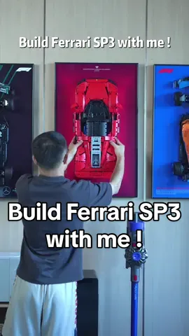 Build Ferrari SP3 with me!#legotechnic #afol #lego #legoferrarisp3 #ferrarisp3 #ferrari #legoasmr 