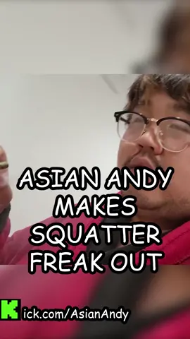 I’m trying to be as annoying as possible and troll the squatter. Any ideas? What would be funny to do? #fyp #asianandy #asianandy #squatter #troll 