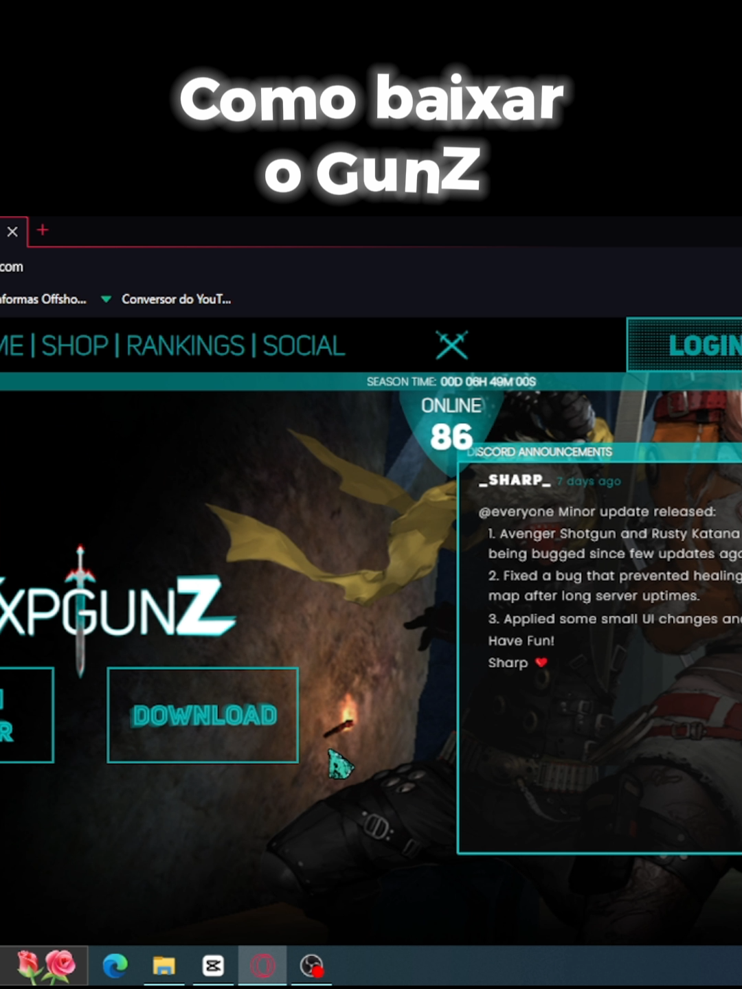 Como baixar o GunZ #gunztheduel #fxpgunz #jogo #game