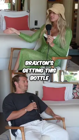 Alix Earle’s DRUNK interview w/ Braxton Berrios! 😂🍾 #alixearle #hotmess #funny #braxtonberrios #nfl #travel #vacation #Relationship #Love 
