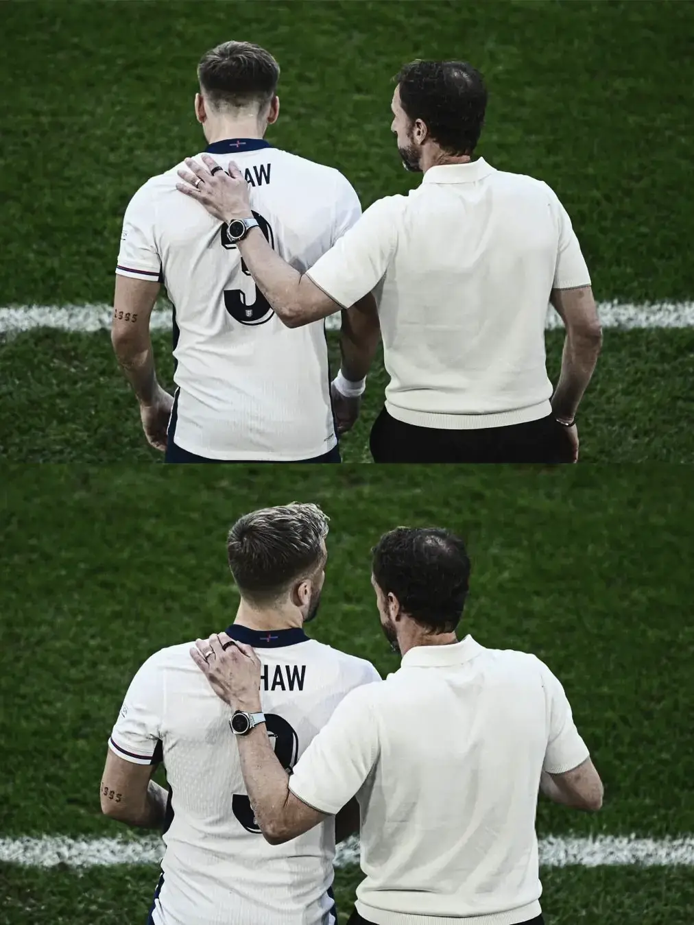 Bukayo Saka x Luke Shaw celebrating the goal 🔥.  #fyp #lukeshaw #bukayosaka #england #englandvsswiss #EURO2024 #jarezfootball 