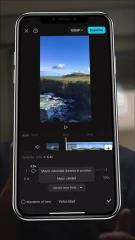 Deja de hacer la camara lenta MAL.  Hazla mucho mas fluida.  Desde tu móvil facil y rápido. App: capcut #camaralenta #tutorial #filmmaking #edicionmovil