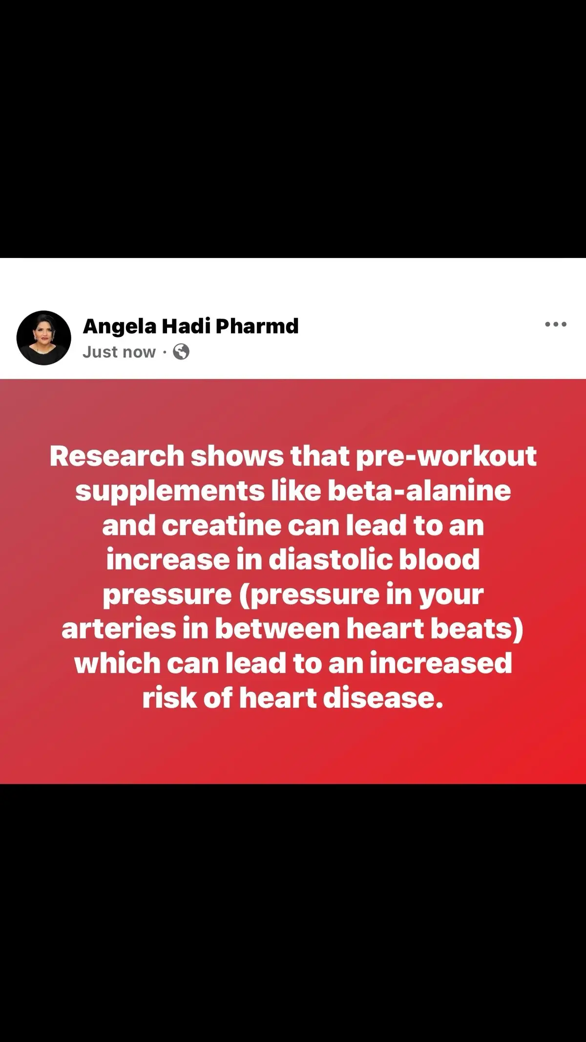 #preworkout #preworkoutsupplement #Supplements #Creatine #HighBloodPressure #HeartDisease #HeartAttack #Stroke #FYP #ForYourPage #ForYou #NowYouKnow #TheMoreYouKnow