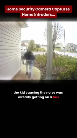 Home Security camera captures home intruder #doorbell #securitycamera #besafe #caughtoncamera #ringdoorbell #crime #creepy 