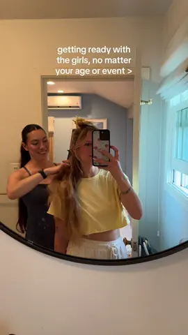 unpopular opinion: getting ready is the best part when you’re doing it with the girls 💖☺️ @Charlotte Zimmerman   #girlfriendship #friendshipgoals #gettingready 