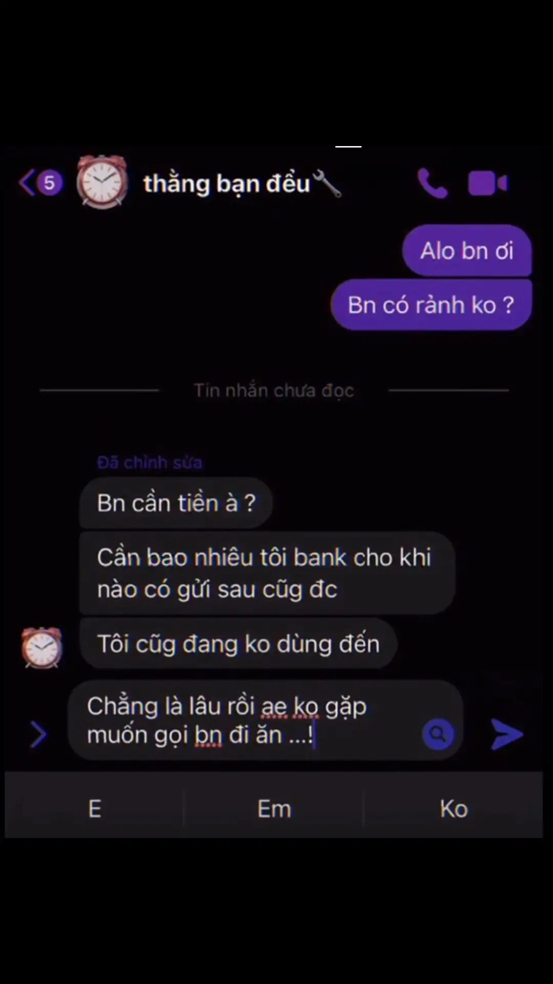 Ko tốt với nhau nhờ thời 👌