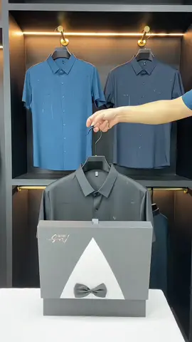 Men's #shirt are anti-wrinkle, soft and save time ironing every day #mensfashion #menswear #menstyle #tshirt #office #tiktokshopsingapore 
