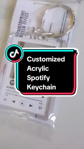 Customized Acrylic Spotify Keychain #customizedkeychain #keychain #spotifykeychain 